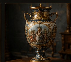 Antique decorative vase